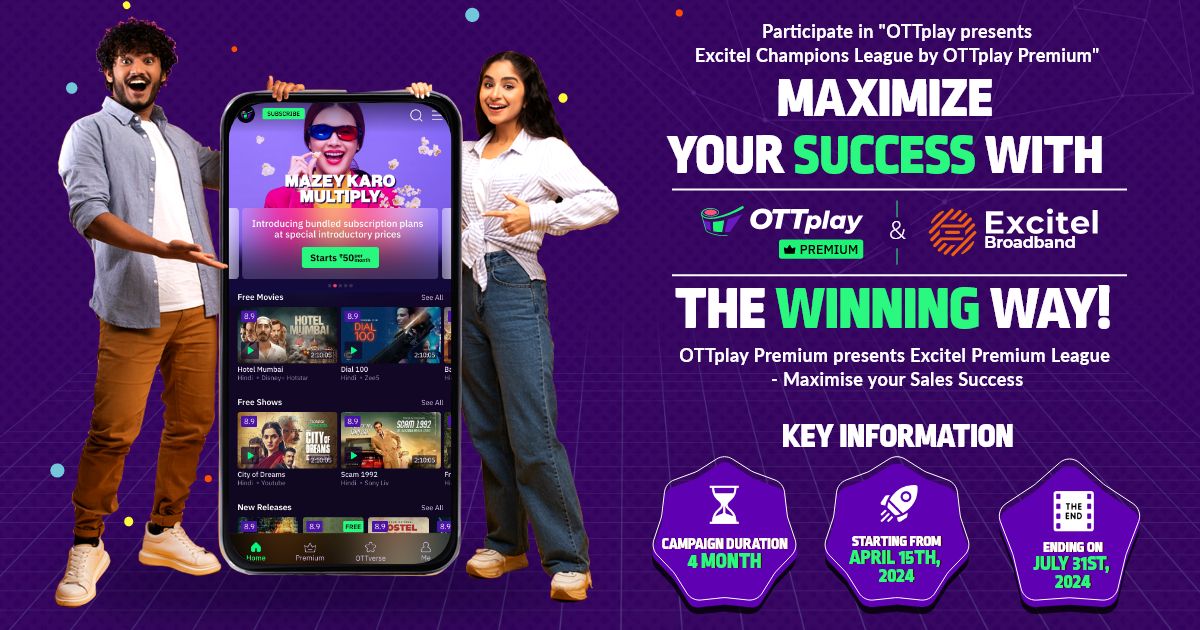 Participate in "OTTplay Presents Excitel Champions League by OTTplay